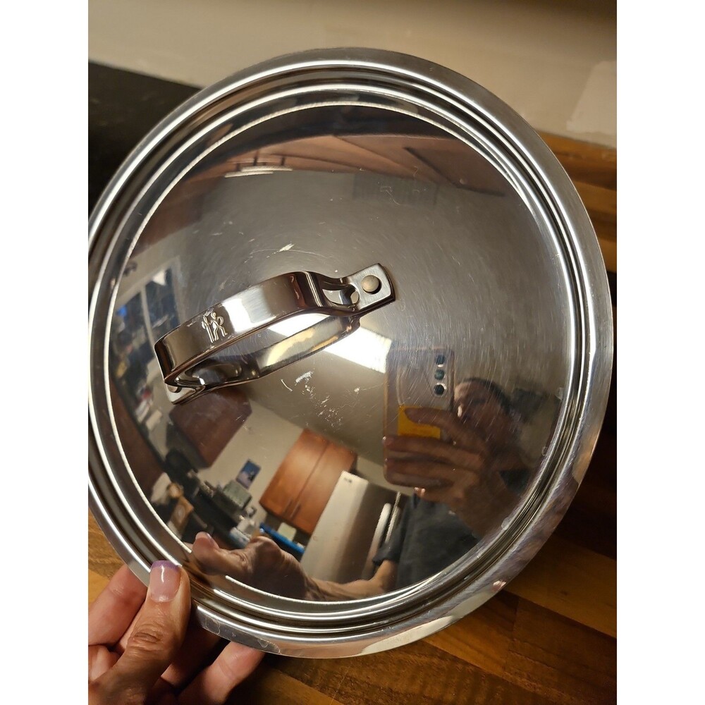 10" Zwilling J.A. Henckels Stainless Steel Lid Only ID Rim 9 3/8” OD 10” VG - Picture 10 of 10